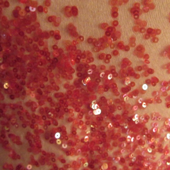 Glinda Pink Peace on Earth Size Large Sequin Long-Sleeved Tshirt - Picture 5 of 6